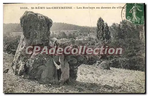 Cartes postales St Remy les Chevreuse Les Rochers au dessus du Village