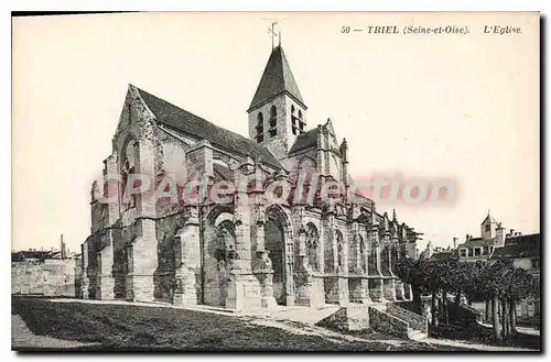 Cartes postales Triel(Seine et Oise) L'Eglise