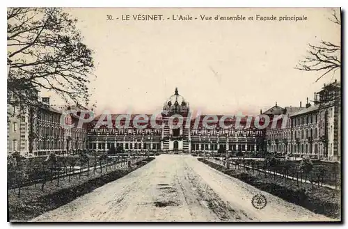 Cartes postales Le Vesinet L'Asile Vue d'ensemble et Facade principale