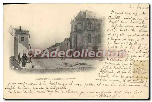 Cartes postales Cyr Saint Cyr Quartier de Cavalerie