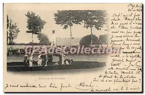 Cartes postales Une scene du Triomphe