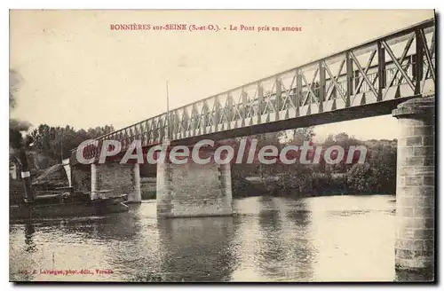 Cartes postales Bonnieres sur Seine (S et O) Le Pont pris en amont