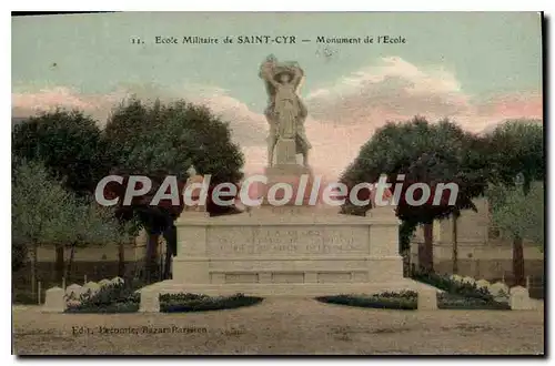 Ansichtskarte AK Cyr Saint Cyr Ecole Militaire de Saint Cyr Monument de l'Ecole