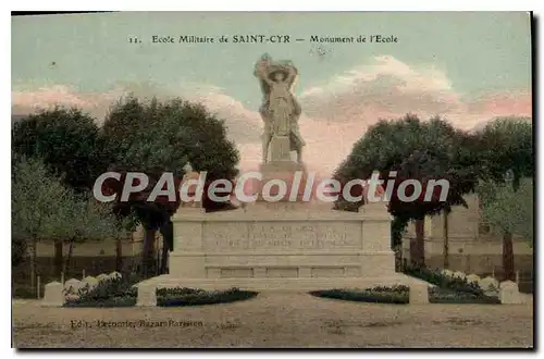 Cartes postales Cyr Saint Cyr Ecole Militaire de Saint Cyr Monument de l'Ecole