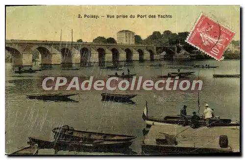 Cartes postales Poissy Vue prise du Port des Yachts