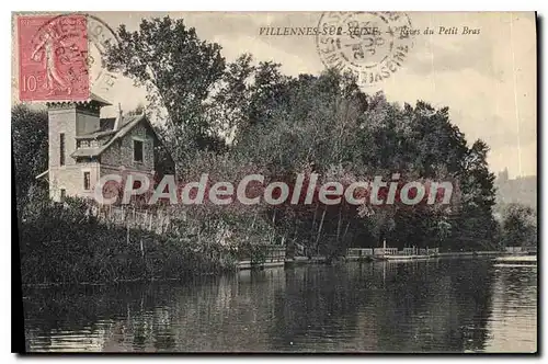 Cartes postales Villennes sur Seine Rives du Petit Bras