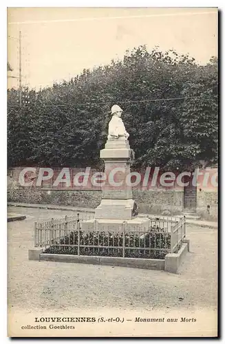 Cartes postales Louveciennes (S et O) Monument aux Morts