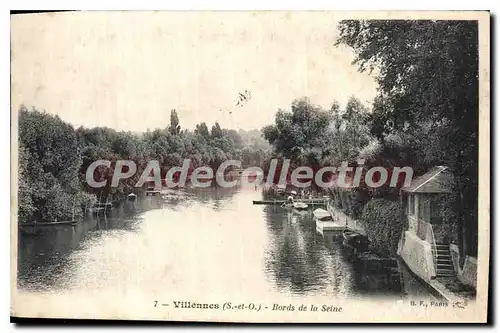 Cartes postales Villennes (S et O) Bords de la Seine