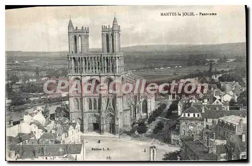 Cartes postales Mantes la Jolie Panorama