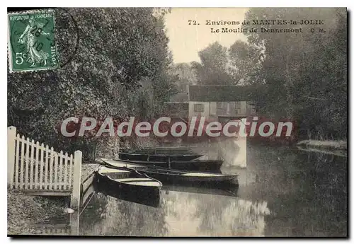 Cartes postales Environs de Mantes la Jolie Le Moulin de Dennemont