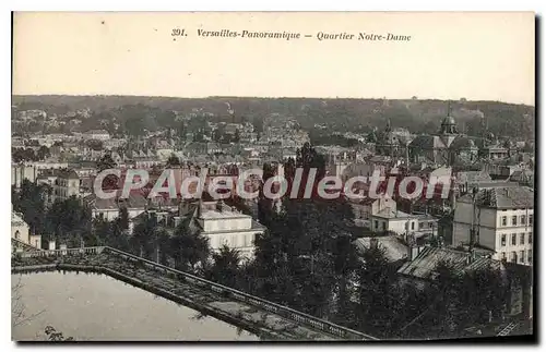 Cartes postales Versailles Panoramique Quartier Notre Dame