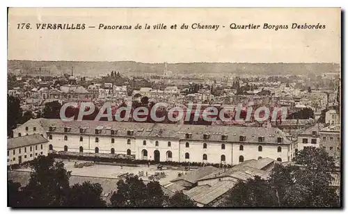 Cartes postales Versailles Panorama de la ville et du Chesnay Quartier Borginis Desbordes