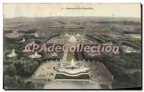 Cartes postales Versailles Parnorama de Versailles