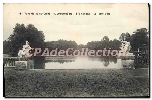 Cartes postales Parc de Rambouillet L'Embarcadere Les Canaux Le Tapis Vert