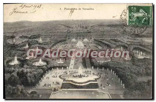 Cartes postales Versailles Panorama de Versailles