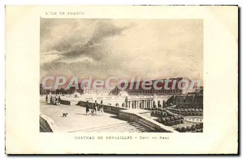 Cartes postales Versailles Chateau de Versailles Cote du Parc