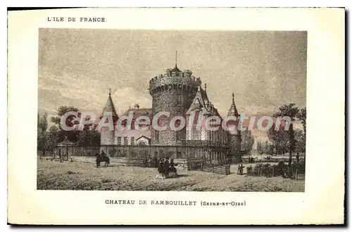 Ansichtskarte AK Seine et Oise Chateau de Rambouillet