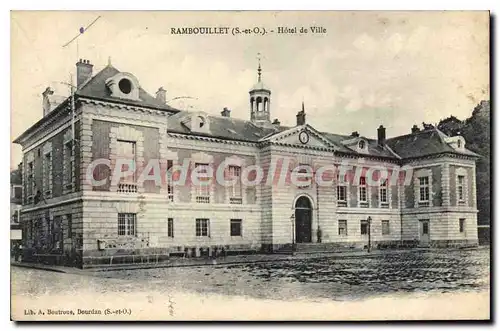 Cartes postales Rambouillet (S et O) Hotel de Ville