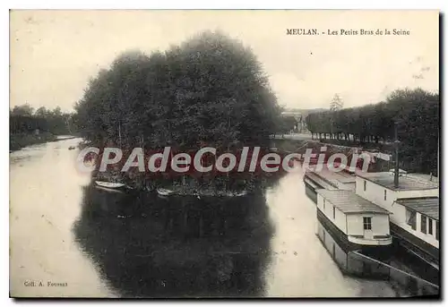 Cartes postales Meulan Les Petits Bras de la Seine