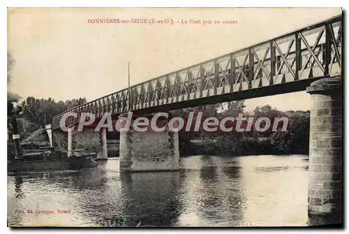 Cartes postales Bonnieres sur Seine (S et O) Le Pont pris en amont