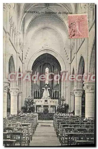 Cartes postales Bougival Interieur de l'Eglise