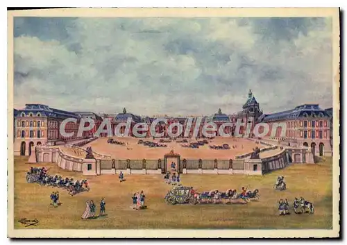 Cartes postales moderne Versailles Chateau de Versailles Facade Exterieur