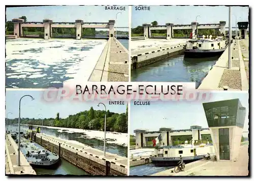 Cartes postales moderne Acheres Andresy (Seine et Oise) Le Barrage Ecluse