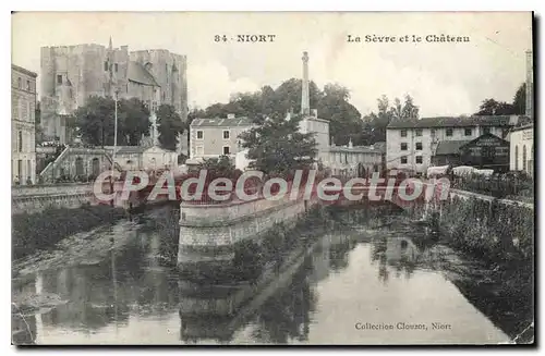 Cartes postales Niort La Sevre et le Chateau
