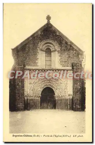 Cartes postales Argenton Chateau (D S) Porte de l'Eglise (XIIes)