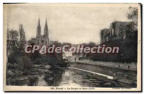 Cartes postales Niort Le Donjon et Saint Andre