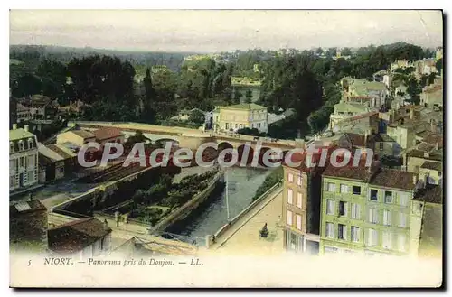 Cartes postales Niort Panorama pris du Donjon