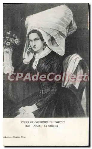 Cartes postales Niort La Grisette Types et Costumes du Poitou