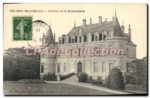 Ansichtskarte AK Niort (Deux Sevres) Chateau de la Salmondiere