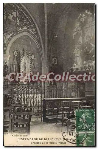 Cartes postales Notre Dame de Beauchene (Deux Sevres) Chapelle de la Sainte Vierge