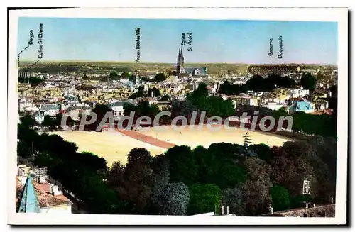 Ansichtskarte AK Niort Vue generale et Place de la Breche