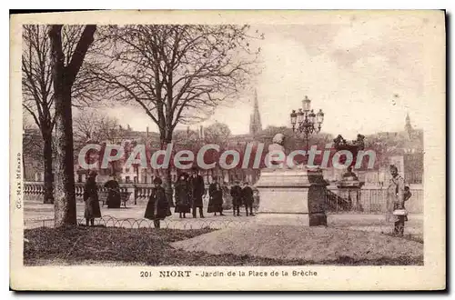 Cartes postales Niort Jardin de la Place de la Breche