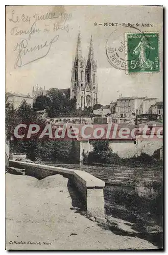 Cartes postales Niort Eglise St Andre