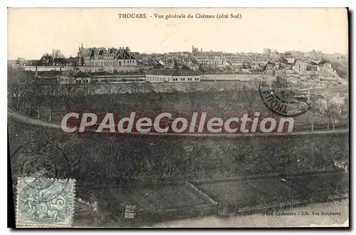 Cartes postales Thouars Vue generale du Chateau (cote Sud)