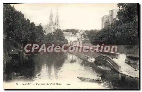 Cartes postales Niort Vue prise du Pont Matin