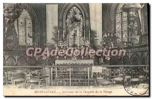 Cartes postales Monflieres Interieur de la Chapelle de la Vierge