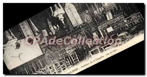 Cartes postales Monflieres Interieur de la Chapelle Les ex voto