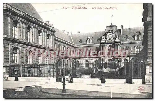 Cartes postales Amiens L'Hotel de Ville