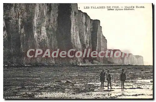 Cartes postales Les Falaises de Cise Maree Basse