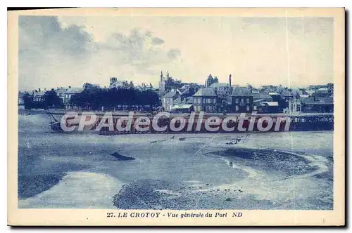 Cartes postales Le Crotoy Vue generale du Port