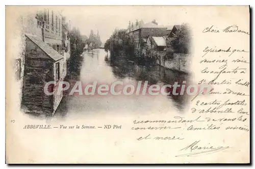 Cartes postales Abbeville Vue sur la Somme