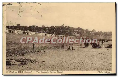 Cartes postales Onival sur Mer Vue Generale (Maree Basse)