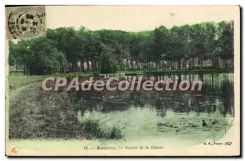 Ansichtskarte AK Amiens Le Bassin de la Hotoie