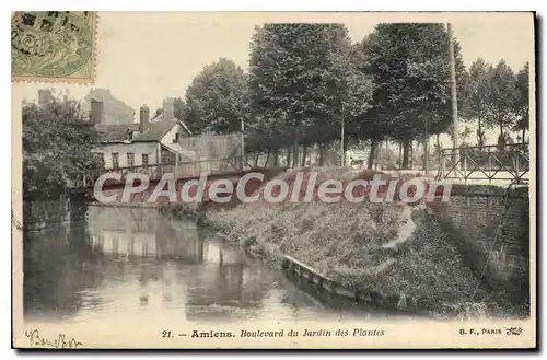 Ansichtskarte AK Amiens Boulevard du Jardin des Plantes