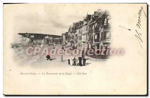 Cartes postales Mers les Bains La Promenade de la Plage