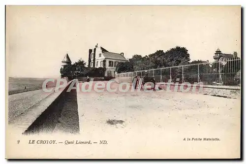 Cartes postales Le Crotoy Quai Leonard